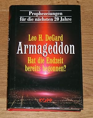 Bild des Verk�ufers f�r Armageddon. Hat die Endzeit bereits begonnen? zum Verkauf von Antiquariat Gallenberger