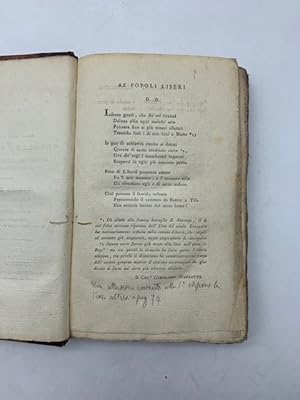 Seller image for La tirannia dei re smascherata dal cittadino Gerolamo Spanzotti. Seconda edizione for sale by Coenobium Libreria antiquaria