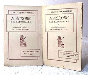 Bild des Verk�ufers f�r Macrobe: Les Saturnales I (Livres I-III); II (Livres IV-VII) zum Verkauf von Structure, Verses, Agency  Books
