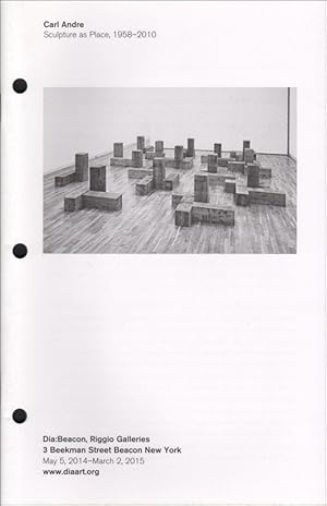 Immagine del venditore per Carl Andre : Sculpture as Place, 1958 - 2010 venduto da Specific Object / David Platzker