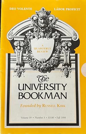 Bild des Verk�ufers f�r The University Bookman: A Quarterly Review - Volume 39, Number 3 (1999) zum Verkauf von Antique Mall Books