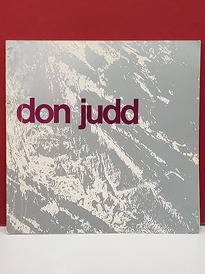 Immagine del venditore per Don Judd venduto da Moe's Books