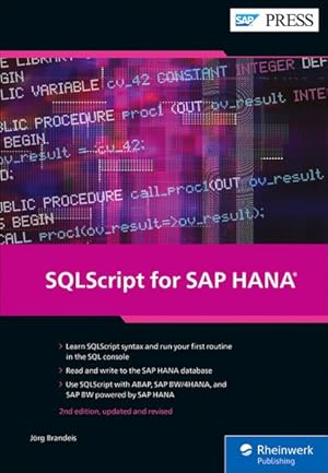 Immagine del venditore per Sqlscript For Sap Hana 2nd Ed venduto da GreatBookPrices
