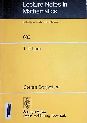 Seller image for Serre's Conjecture Lecture Notes in Mathematics, 635 for sale by books4less (Versandantiquariat Petra Gros GmbH & Co. KG)