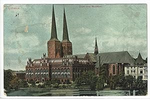 farb. AK Lübeck, Dom und Museum