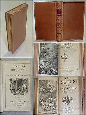 Immagine del venditore per 3 TEXTES: Contes mis en vers par un petit cousin cousin de Rabelais. / Contes comiques traduits de l'allemand par M.M. ***. / Le Vice puni, ou Cartouche, po�me. venduto da Le Hollandais volant