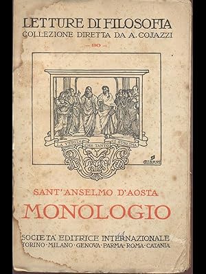 Imagen del vendedor de Monologio a la venta por Librodifaccia