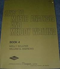 Immagine del venditore per Keys to Music Analysis and Melody Writing Book 4 venduto da Elena