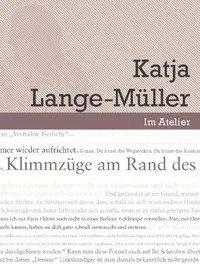 Bild des Verk�ufers f�r Werkstattgespr�ch mit Katja Lange-M�ller | Klimmz�ge am Rand des eigenen Horizonts zum Verkauf von preigu