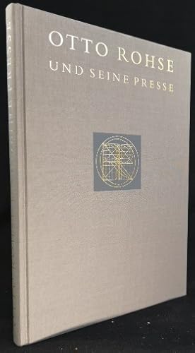 Seller image for Otto Rohse und seine Presse. [Neubuch]. for sale by ANTIQUARIAT Franke BRUDDENBOOKS