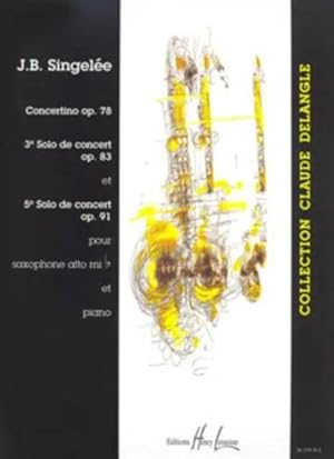 Bild des Verk�ufers f�r SOLOS DE CONCERT OP78 ALTO SAXOPHONE & P zum Verkauf von preigu