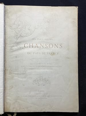 Bild des Verk�ufers f�r Les plus jolies chansons du pays de France. Chansons tendres. zum Verkauf von Mouvements d'Id�es - Julien Baudoin