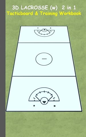 Bild des Verk�ufers f�r 3D Lacrosse (WOMEN) 2 in 1 Tacticboard and Training Book | Tactics/strategies/drills for trainer/coaches, notebook, training, exercise, exercises, drills, practice, exercise course, tutorial, winning strategy, technique, sport club, play moves, coaching instruction, learn, learning, instructions, tactic, competition, match, bestseller zum Verkauf von preigu