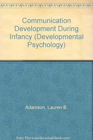Immagine del venditore per Communication Development During Infancy (Developmental Psychology) venduto da Fables Books
