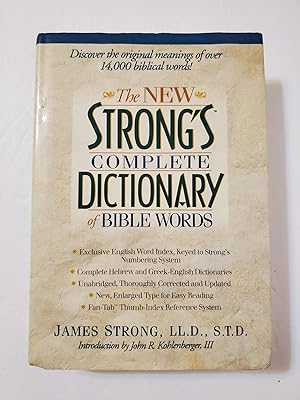 Seller image for The New Strong's Complete Dictionary of Bible Words for sale by Zoom Books Company