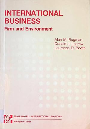 Bild des Verk�ufers f�r International Business: Firm and Environment zum Verkauf von books4less (Versandantiquariat Petra Gros GmbH & Co. KG)