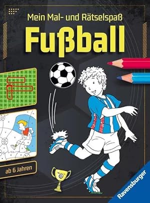 Bild des Verkufers fr Mein Mal- und Rtselspa: Fuball zum Verkauf von preigu