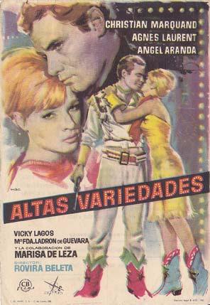 ALTAS VARIEDADES - Cine Ideal de Alicante - Director: Rovira Beleta - Actores: Christian Marquand...