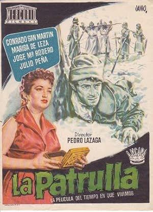 LA PATRULLA - Director: Pedro Lazaga - Actores: Conrado San Martín, Marisa de Leza, José Mª. Rode...