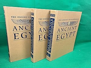 Bild des Verk�ufers f�r The Oxford Encyclopedia of Ancient Egypt 3 Volume Set COMPLETE 2001 zum Verkauf von Eurobooks Ltd