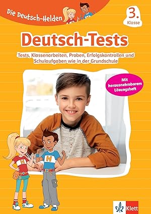 Bild des Verk�ufers f�r Die Deutsch-Helden: Deutsch-Tests 3. Klasse | Deutsch-Tests, Klassenarbeiten, Lernzielkontrollen, Proben bzw. Probearbeiten, Erfolgskontrollen und Schulaufgaben bzw. Schularbeiten wie in der Grundschule zum Verkauf von preigu