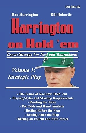 Seller image for Harrington on Hold 'em Expert Strategy for No Limit Tournaments, Vol. 1: Strategic Play for sale by Zoom Books Company