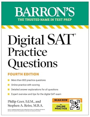 Seller image for Digital SAT Practice Questions for sale by GreatBookPricesUK