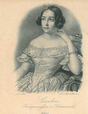 Seller image for Portrait of Caroline Mariane of Mecklenburg-Strelitz for sale by The Online Portrait Gallery