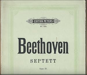 Bild des Verk�ufers f�r Septett Opus 20 (= Edition Peters, No. 490). Piano solo. zum Verkauf von Musikantiquariat Staub