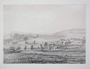 Original Antique Photo Lithograph Illustrating Upwey, Near Weymouth, in Dorset. Published By J.Po...