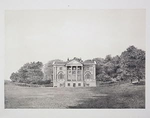 Original Antique Photo Lithograph Illustrating Bellfield House in Dorset. Published By J.Pouncy i...