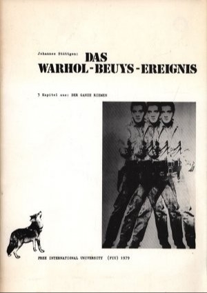 Immagine del venditore per Das Warhol-Beuys-Ereignis. 3 Kapitel aus: Der ganze Riemen. venduto da Libro Co. Italia Srl