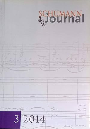 Imagen del vendedor de Zum Gedenken an Wolfgang Sawallisch - in: Schumann-Journal Nr. 3/2014. a la venta por books4less (Versandantiquariat Petra Gros GmbH & Co. KG)