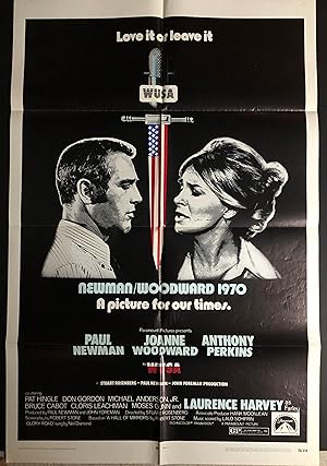 Seller image for WUSA. Original Movie Poster. for sale by Moroccobound Fine Books, IOBA