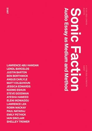 Imagen del vendedor de Sonic Faction : Audio Essay As Medium and Method a la venta por GreatBookPricesUK