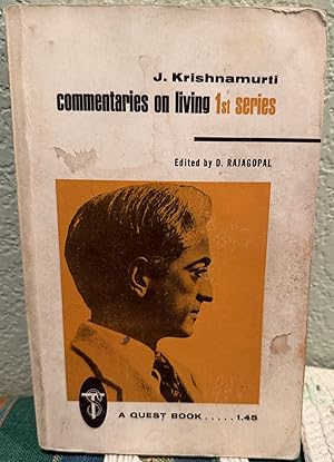 Seller image for Commentaries on Living, 1st Series for sale by Crossroads Books