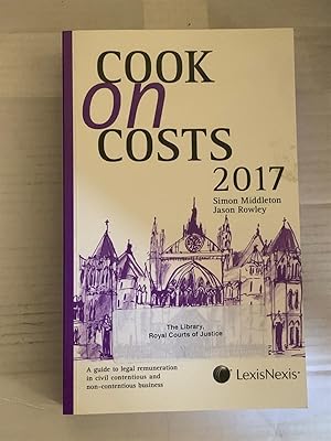 Imagen del vendedor de Cook on Costs 2017 a la venta por Englishlawbooks