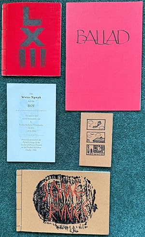 Bild des Verk�ufers f�r Ballad. Water-Nymph and the Boy. Some Runes. Sue and the Bad Man. Jim's Kite. zum Verkauf von Madoc Books (ABA-ILAB)
