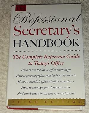 Bild des Verk�ufers f�r The Professional Secretary's Handbook zum Verkauf von Reliant Bookstore