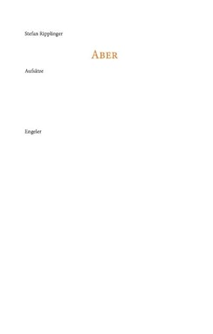 Immagine del venditore per Aber venduto da Wegmann1855