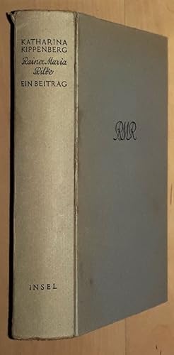 Seller image for Rainer Maria Rilke. Ein Beitrag. for sale by Antiquariat Johann Forster
