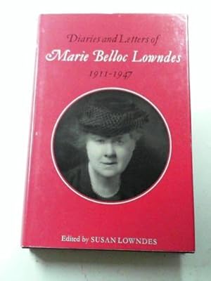 Immagine del venditore per Diaries and letters of Marie Belloc Lowndes venduto da Cotswold Internet Books