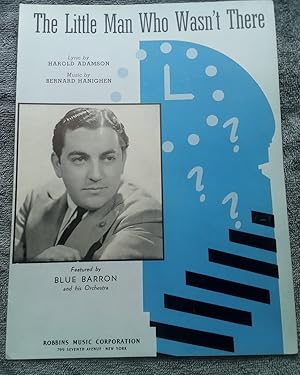 Immagine del venditore per Vintage 1939 Sheet Music: THE LITTLE MAN WHO WASN'T THERE by Harold Adamson! (First Edition) venduto da Bob "The Bookman" DePino