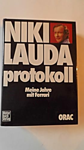 Bild des Verk�ufers f�r Protokoll : meine Jahre mit Ferrari. zum Verkauf von Versandantiquariat Harald Quicker