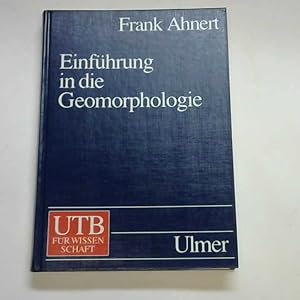 Immagine del venditore per Einfhrung in die Geomorphologie venduto da Celler Versandantiquariat