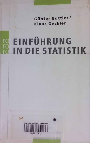 Seller image for Einf�hrung in die Statistik. Rororo ; 55708 : Rowohlts Enzyklop�die for sale by books4less (Versandantiquariat Petra Gros GmbH & Co. KG)
