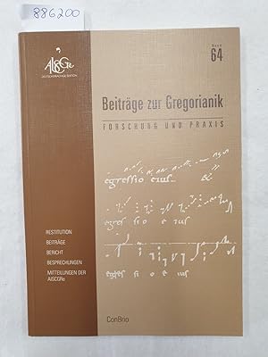 Immagine del venditore per Beitrge zur Gregorianik : Forschung und Praxis : Band 64 : Restitution : Beitrag : Bericht : Mitteilungen der AISCGre : Offertorien : venduto da avelibro OHG