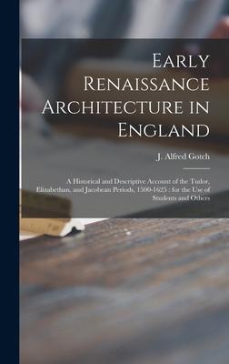 Bild des Verk�ufers f�r Early Renaissance Architecture in England zum Verkauf von moluna