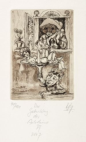 Seller image for Holzhauer, Klaus-Peter. Der Geburtstag des Arlecchino for sale by GALERIE HIMMEL