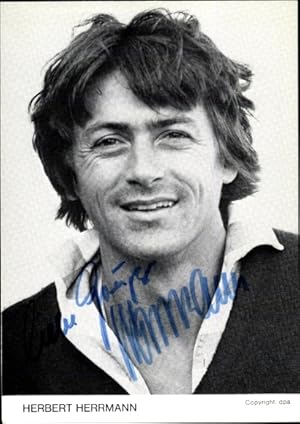 Bild des Verk�ufers f�r Ansichtskarte / Postkarte Schauspieler Herbert Herrmann, Portrait, Autogramm zum Verkauf von akpool.de - akpool GmbH